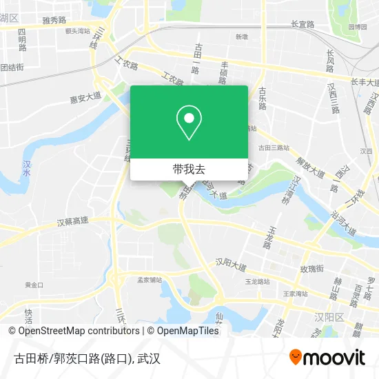 古田桥/郭茨口路(路口)地图