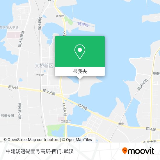 中建汤逊湖壹号高层-西门地图