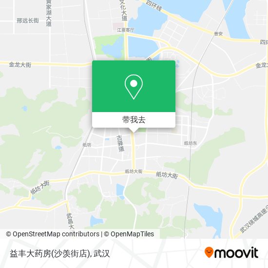 益丰大药房(沙羡街店)地图