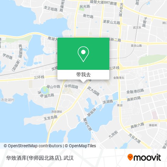 华致酒库(华师园北路店)地图