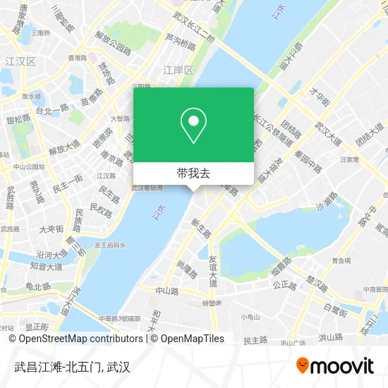 武昌江滩-北五门地图