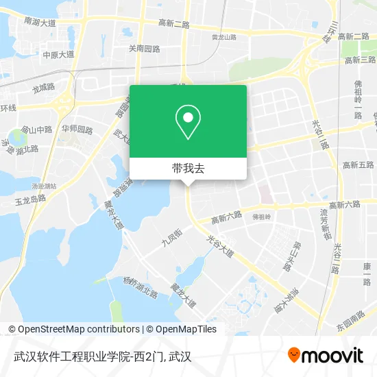 武汉软件工程职业学院-西2门地图