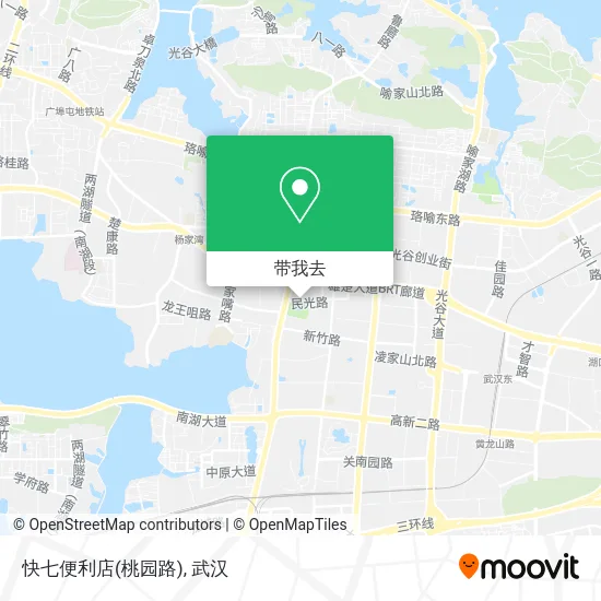 快七便利店(桃园路)地图