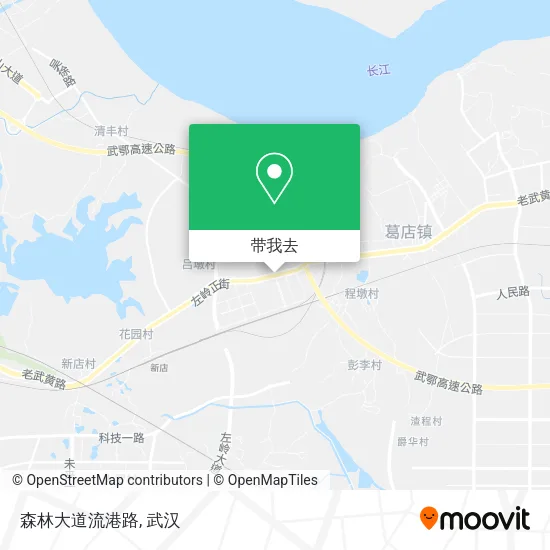 森林大道流港路地图