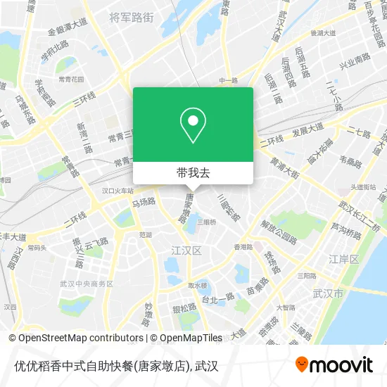 优优稻香中式自助快餐(唐家墩店)地图