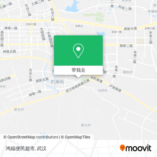 鸿福便民超市地图