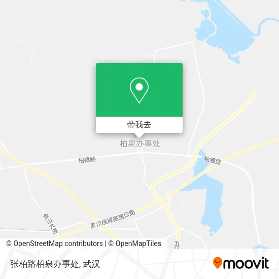 张柏路柏泉办事处地图