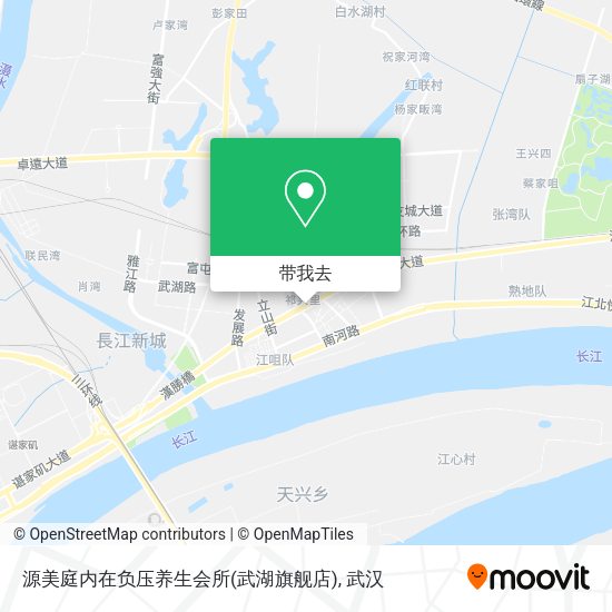 源美庭内在负压养生会所(武湖旗舰店)地图