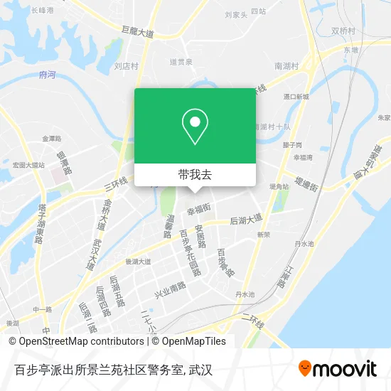 百步亭派出所景兰苑社区警务室地图