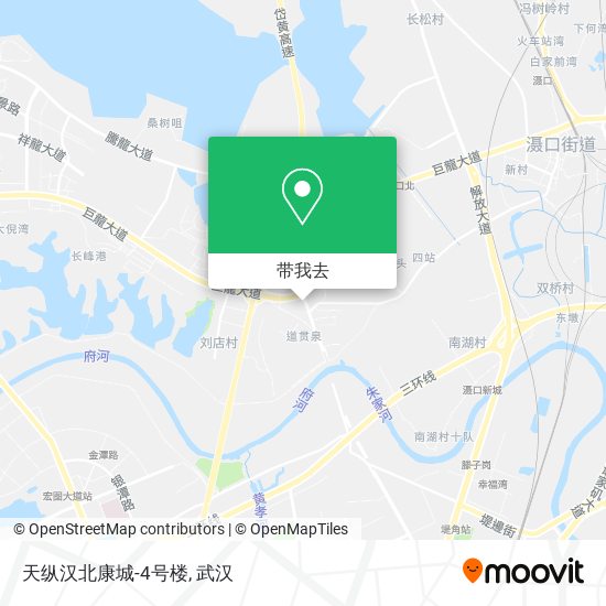 天纵汉北康城-4号楼地图