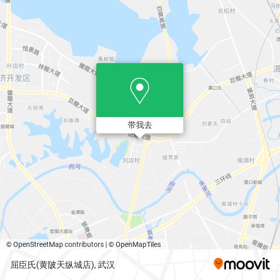 屈臣氏(黄陂天纵城店)地图