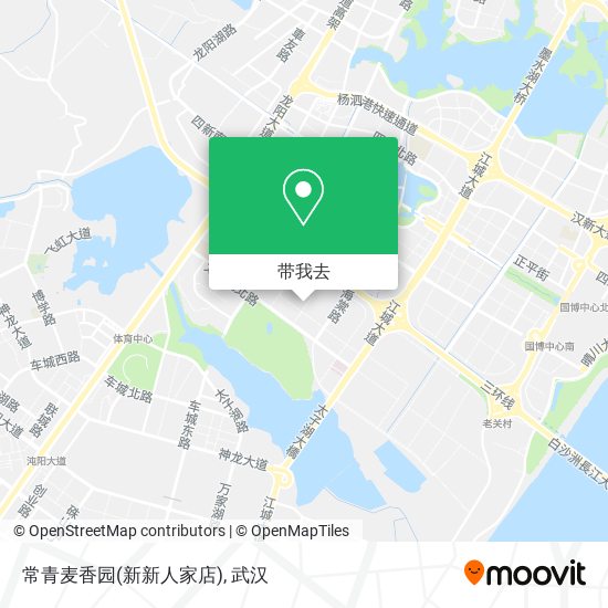 常青麦香园(新新人家店)地图