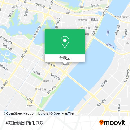 滨江怡畅园-南门地图