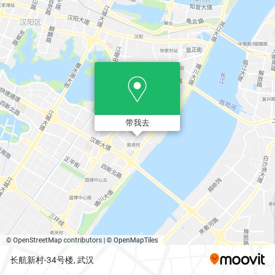 长航新村-34号楼地图