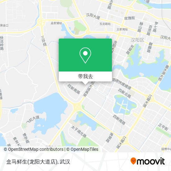 盒马鲜生(龙阳大道店)地图