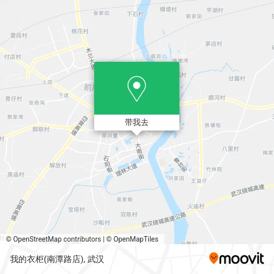 我的衣柜(南潭路店)地图