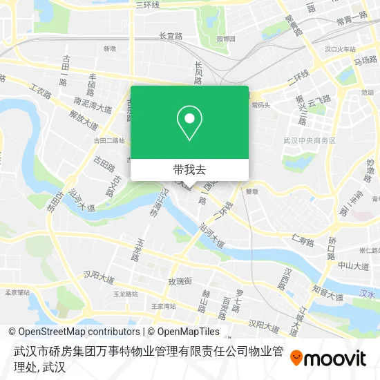 武汉市硚房集团万事特物业管理有限责任公司物业管理处地图