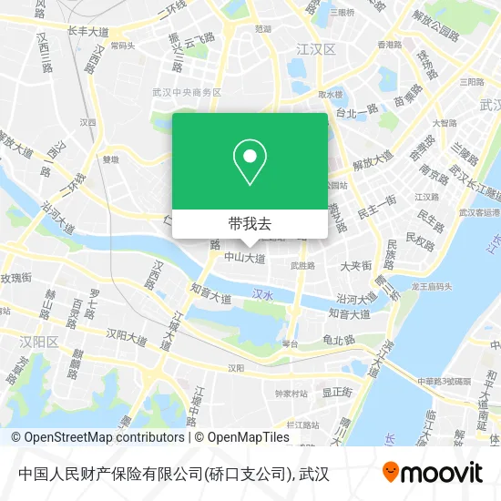 中国人民财产保险有限公司(硚口支公司)地图