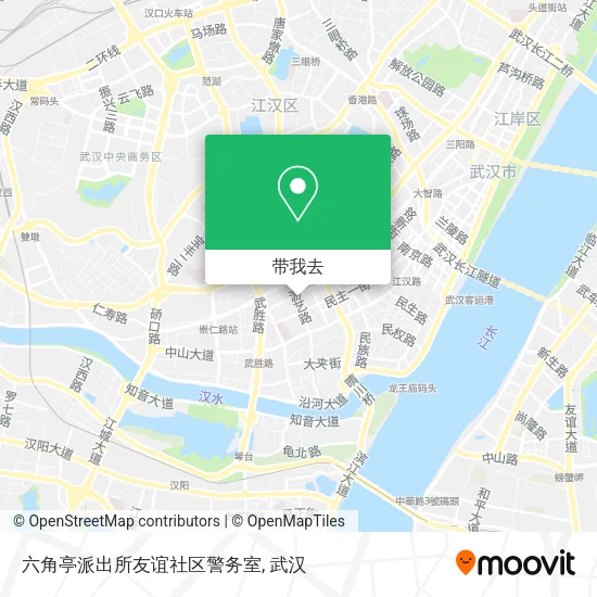 六角亭派出所友谊社区警务室地图