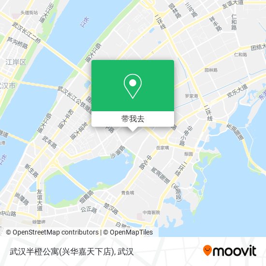 武汉半橙公寓(兴华嘉天下店)地图