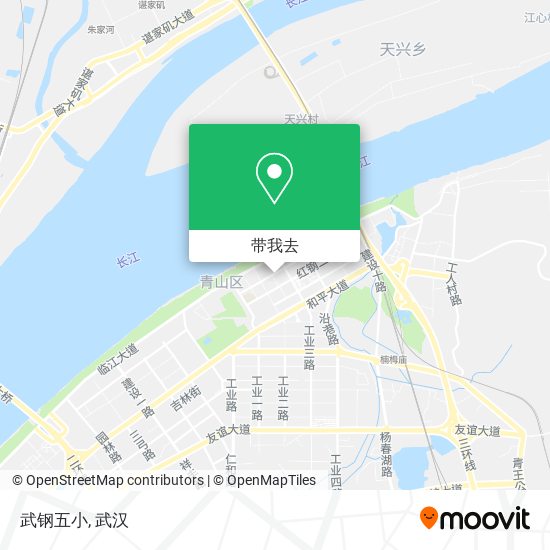 武钢五小地图
