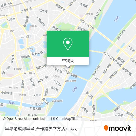 串界老成都串串(合作路界立方店)地图