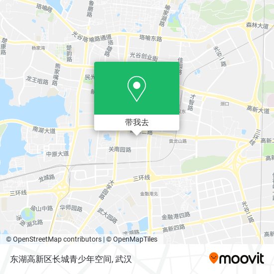 东湖高新区长城青少年空间地图