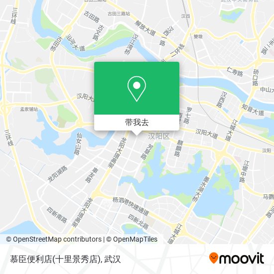 慕臣便利店(十里景秀店)地图