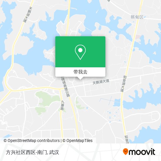方兴社区西区-南门地图