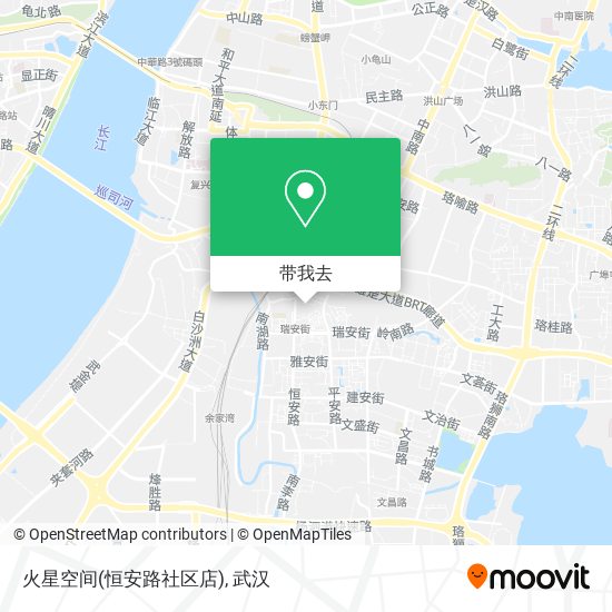 火星空间(恒安路社区店)地图