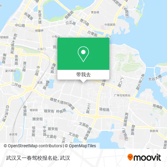 武汉又一春驾校报名处地图
