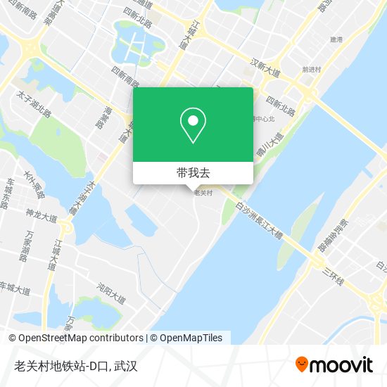 老关村地铁站-D口地图