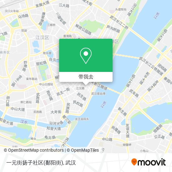 一元街扬子社区(鄱阳街)地图