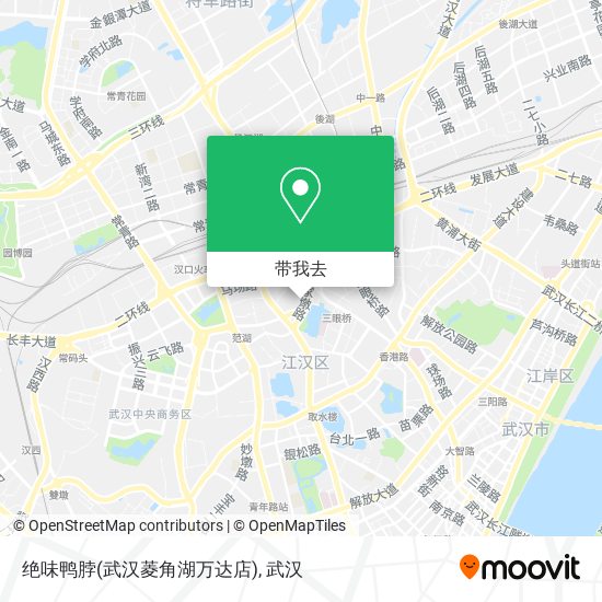 绝味鸭脖(武汉菱角湖万达店)地图