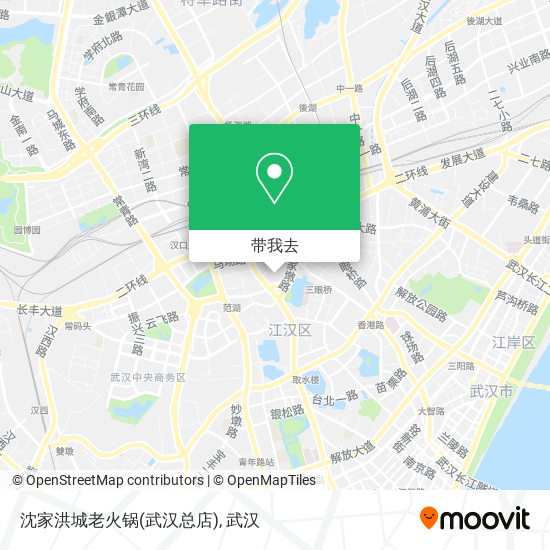 沈家洪城老火锅(武汉总店)地图