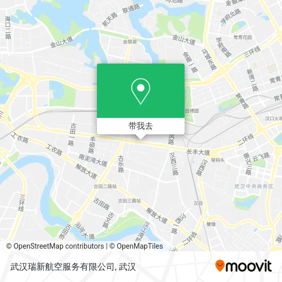 武汉瑞新航空服务有限公司地图