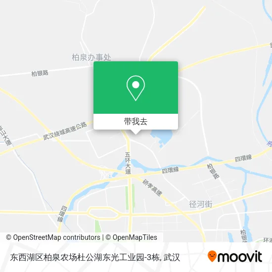 东西湖区柏泉农场杜公湖东光工业园-3栋地图