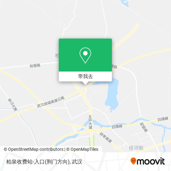 柏泉收费站-入口(荆门方向)地图