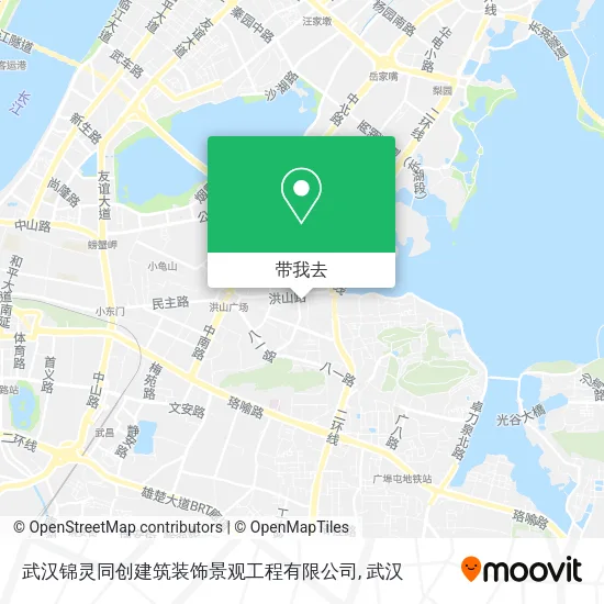 武汉锦灵同创建筑装饰景观工程有限公司地图