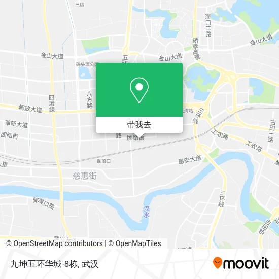 九坤五环华城-8栋地图