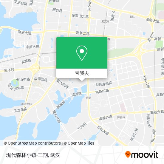 现代森林小镇-三期地图