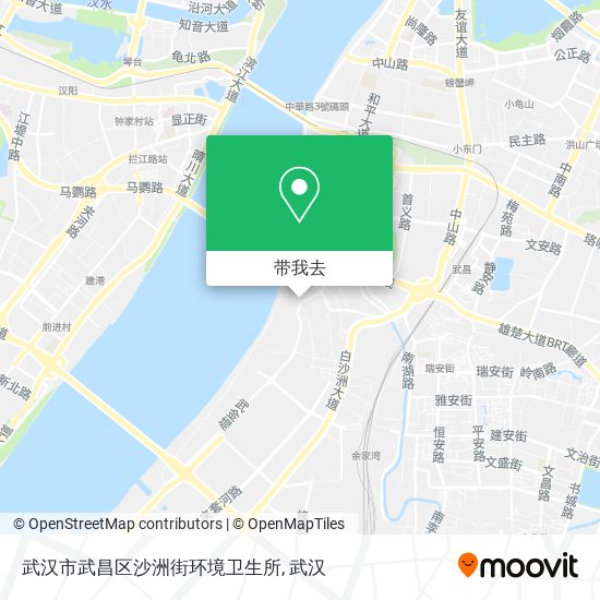 武汉市武昌区沙洲街环境卫生所地图