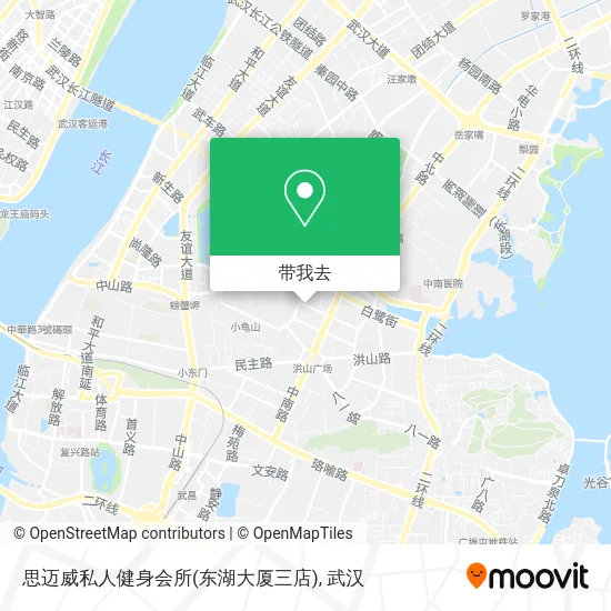 思迈威私人健身会所(东湖大厦三店)地图