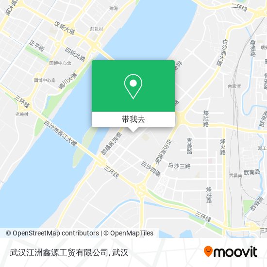 武汉江洲鑫源工贸有限公司地图