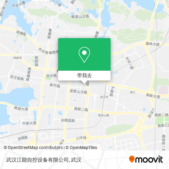 武汉江能自控设备有限公司地图