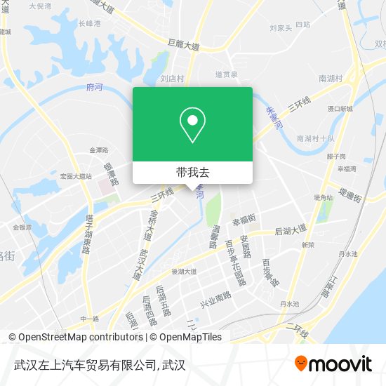 武汉左上汽车贸易有限公司地图