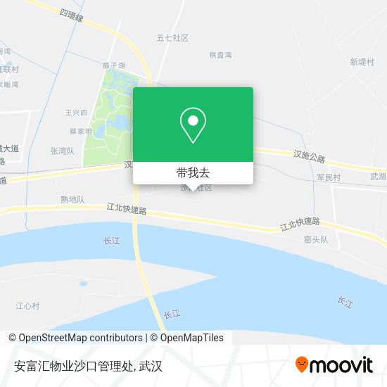 安富汇物业沙口管理处地图