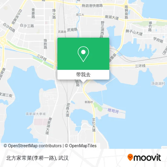 北方家常菜(李桥一路)地图