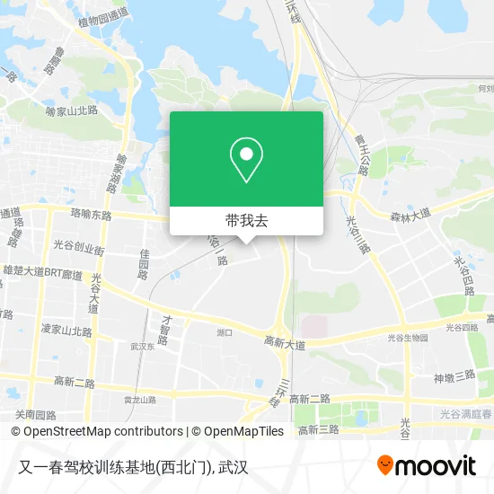 又一春驾校训练基地(西北门)地图