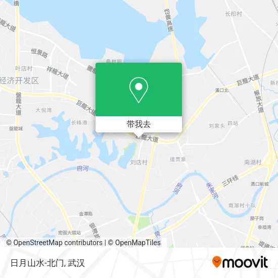 日月山水-北门地图